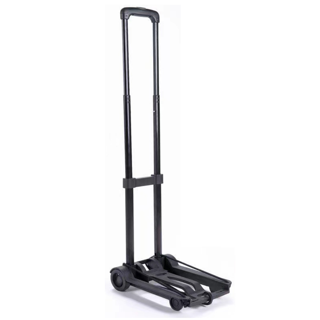 Folding Trolley Cart Portable Luggage with Adjustable Handle Lightweight