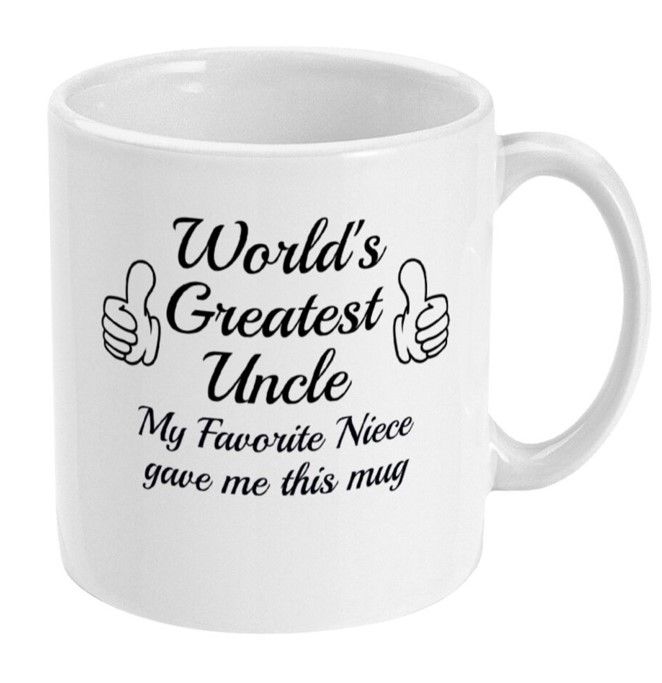You Put The Great In Great Uncle - Funny Ceramic Coffee Mug (11 Oz) For Christmas & Birthday Gifts
