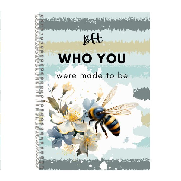 Bee Who You A4 Notebook Pad Lovers Trendy Graphic Birthday Present 028