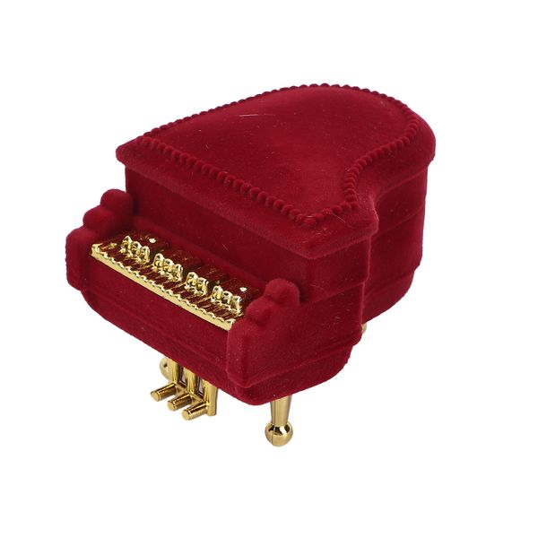 Portable Piano Jewelry Box for Travel, Gift for Earrings &amp; Necklaces