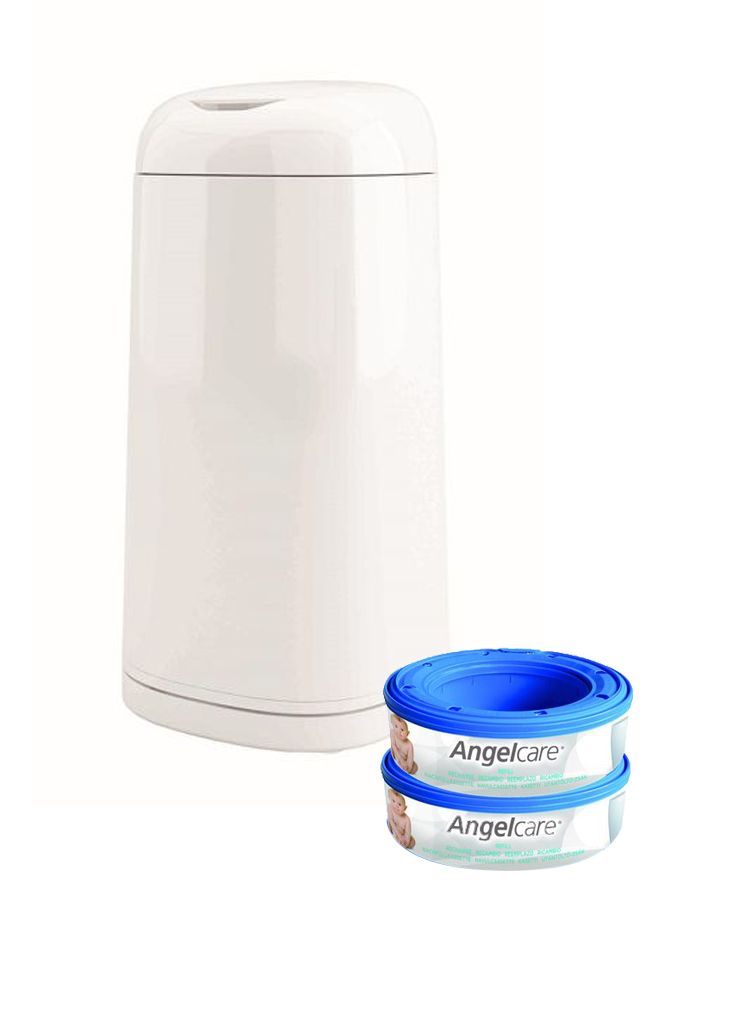 Angelcare Dress Up Nappy Bin Refill Combo (2x Refills) White Buy Online in South Africa