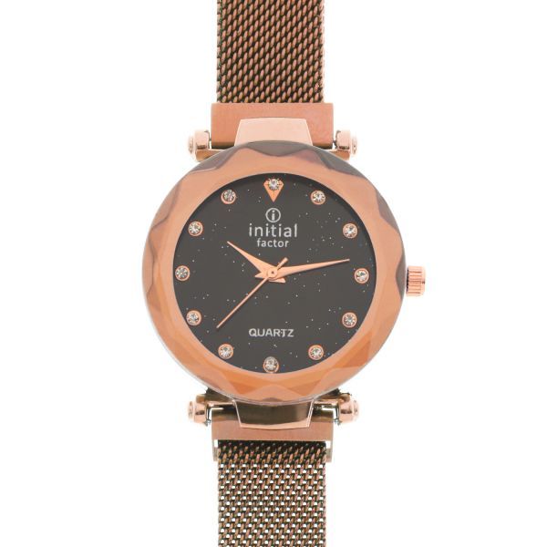 Initial Ladies Mesh Strap Watch WK852