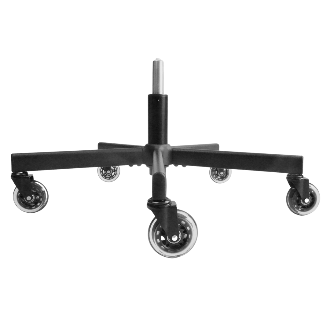 Office Chair Metal Base Upgrade Kit - KD Model: Black