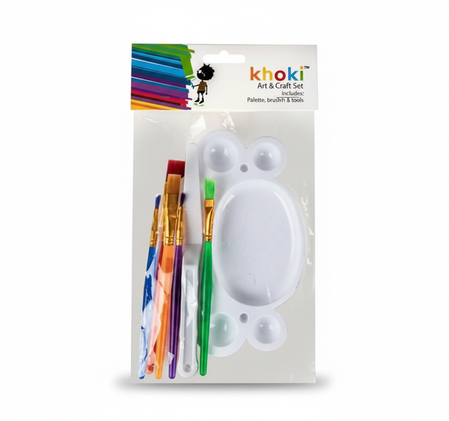 Khoki 7 Piece Art Set for Painting, Drawing and Crafting - 2 Pack