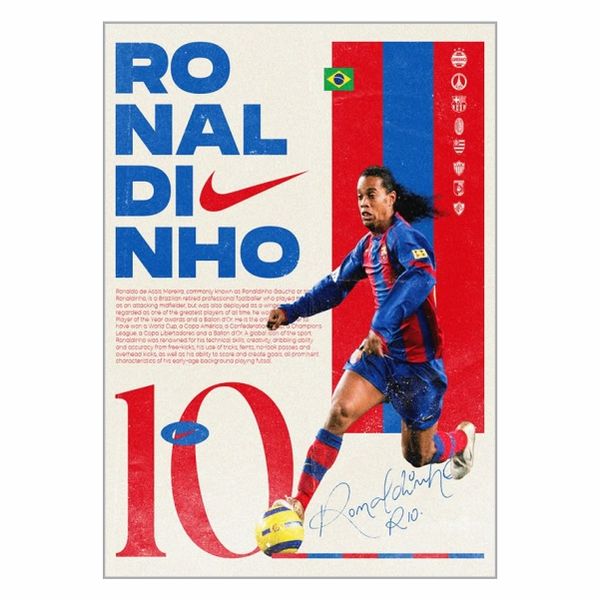 Ronaldinho 10 Poster - A1