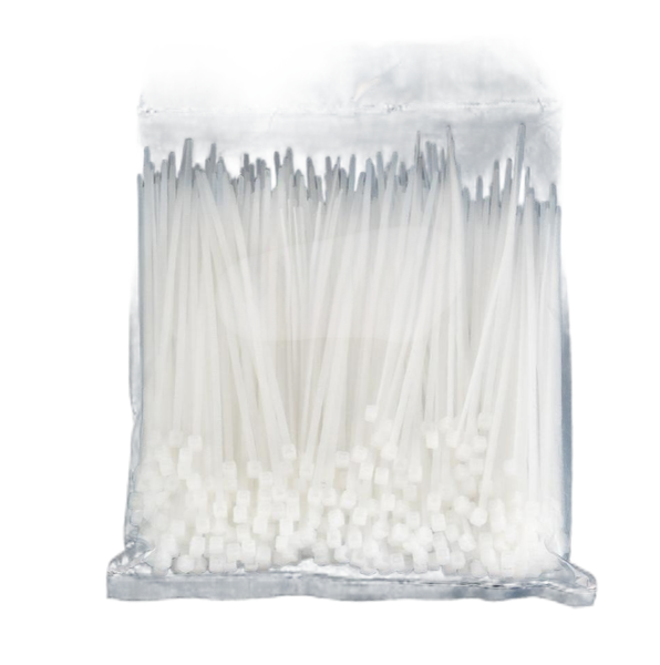 3x120x2.4mm Self-Locking Nylon Cable Ties, 500 Pieces