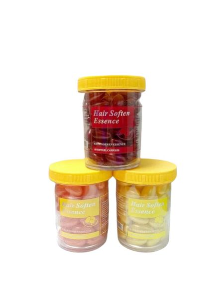 Hair Soften Essence Capsule - Pack of 3 x 60