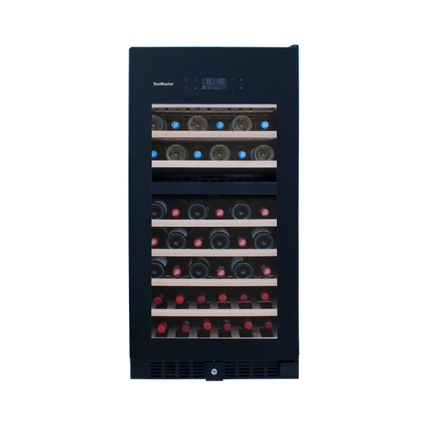 SnoMaster - 78 Bottle Pro Series Dual Zone Wine Cooler (SMWC-78PRO(H))