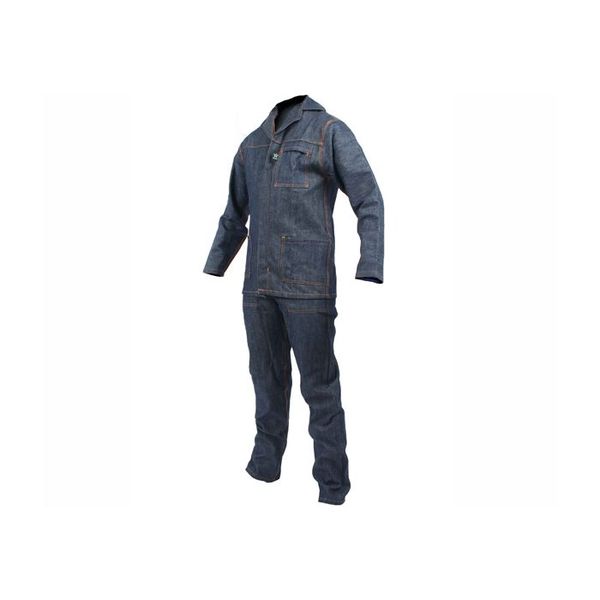 Overall 2 Piece Denim Blue Size 42 Pants 46 Jacket