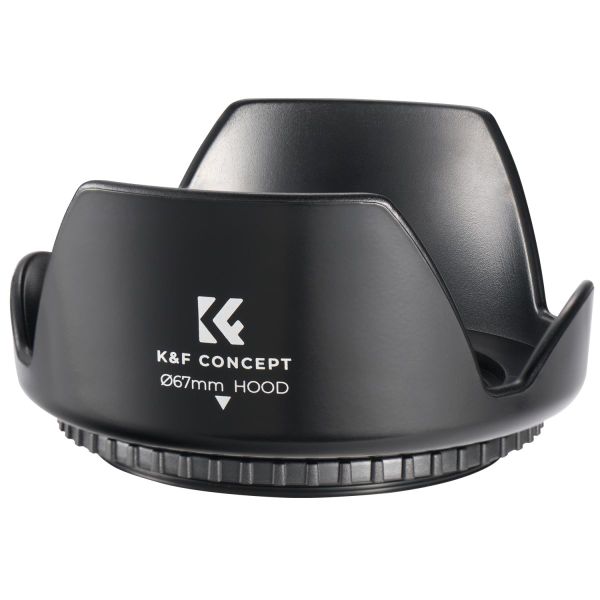 K&amp;F Concept 67mm Lens Hood &amp; Cloth Kit