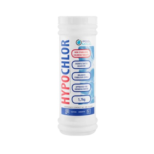 Pool Magic Hypochlor Chlorine Tablets - 1 x 1.7kg
