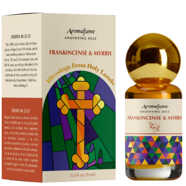 Aromafume Myrrh &amp; Frankincense Anointing Oil - Holy Land Blessed