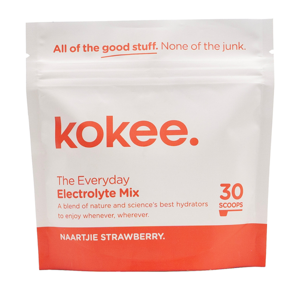 Kokee Everyday Electrolyte Mix - Naartjie Strawberry - 30 Scoops