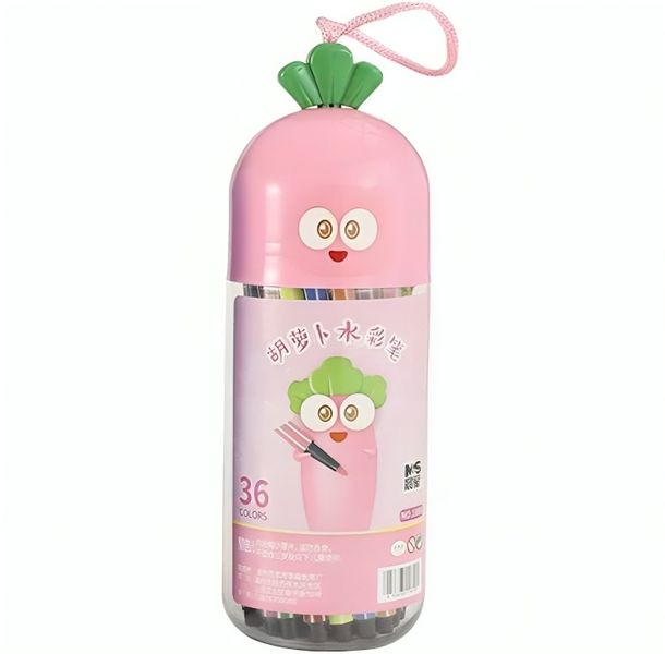 Carrot-Shaped Water Coloring Pen Set- Clickin