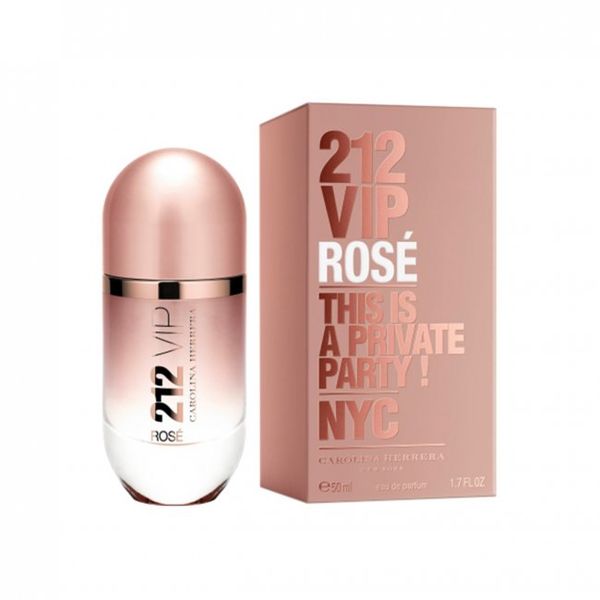 212 VIP Rosé by Carolina Herrera Eau De Parfum for Woman - 50ML