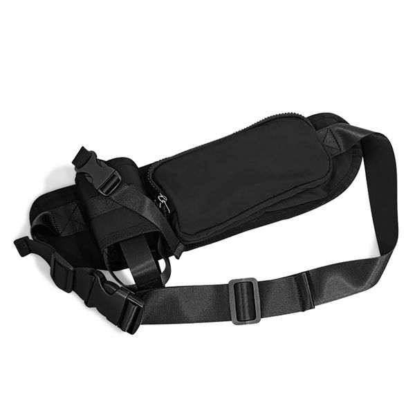 Lightweight Nylon Sports Waist Bag with Water Bottle Holder
