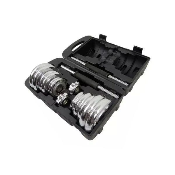 1X Chrome Dumbell Set