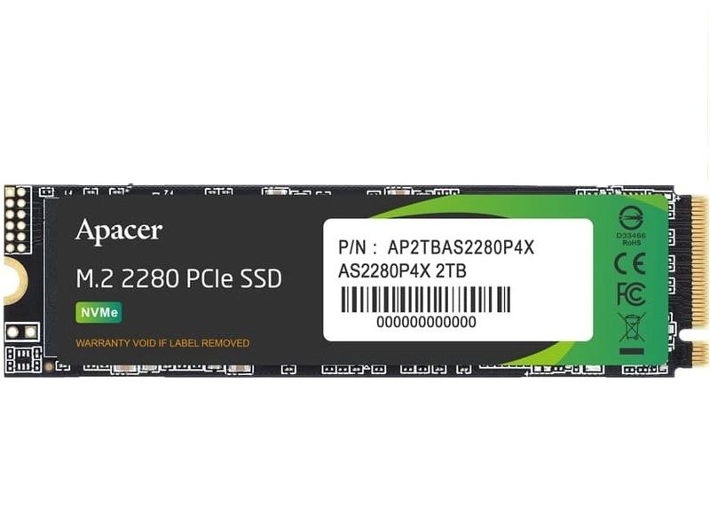 Apacer AS2280P4X M.2 PCIe Gen3 x 4 1TB SSD