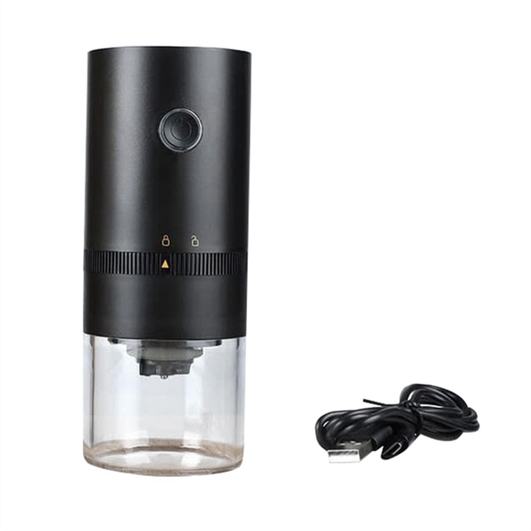 Portable Electric Coffee Grinder Makers 4 Cups Black