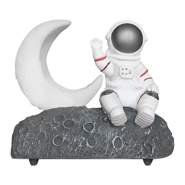 Wireless Bluetooth Speaker with LED Light Astronaut and Moon Shape Speaker