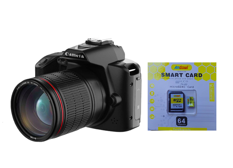 D5 Wifi SLR Camera with 64GB SD Card Entry Level Camera