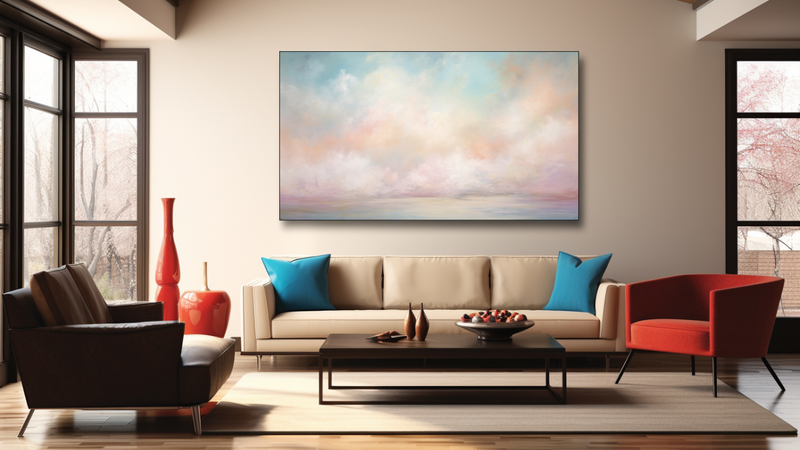 Canvas Wall Art - Ethereal Horizons Soft Hues - HD0265