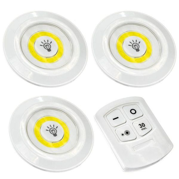Yax LED Light with Remote Control - Set of 3