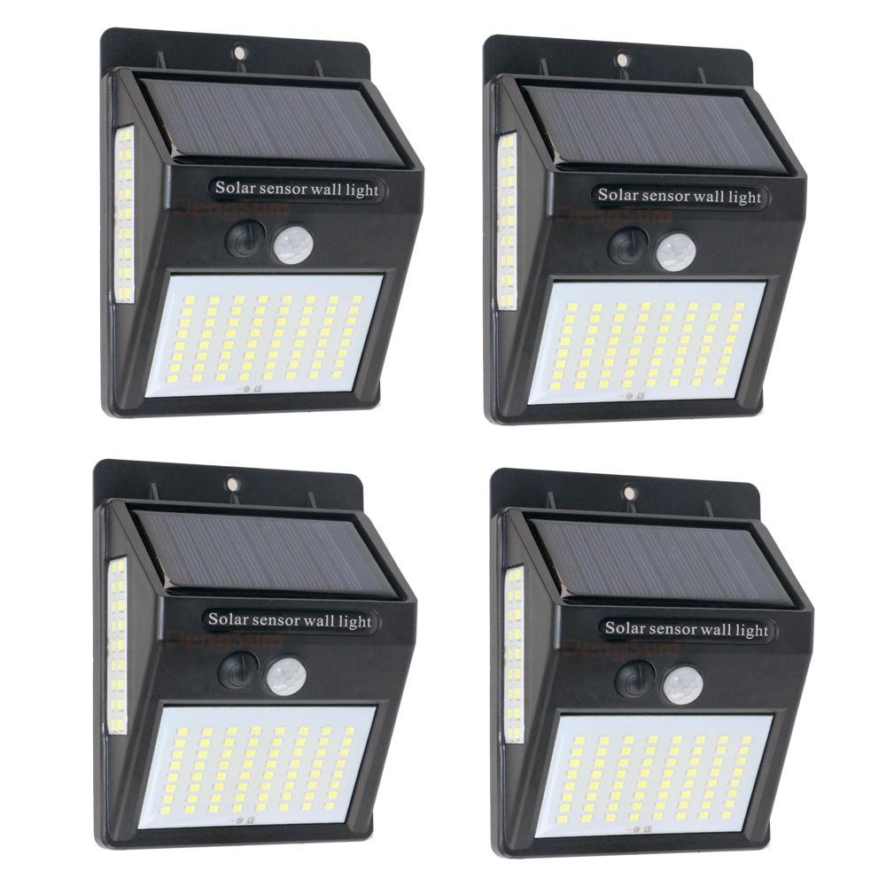 Garden Solar Led Light Outdoor Lamp Motion Sensor LED set of 4 (10 x ...