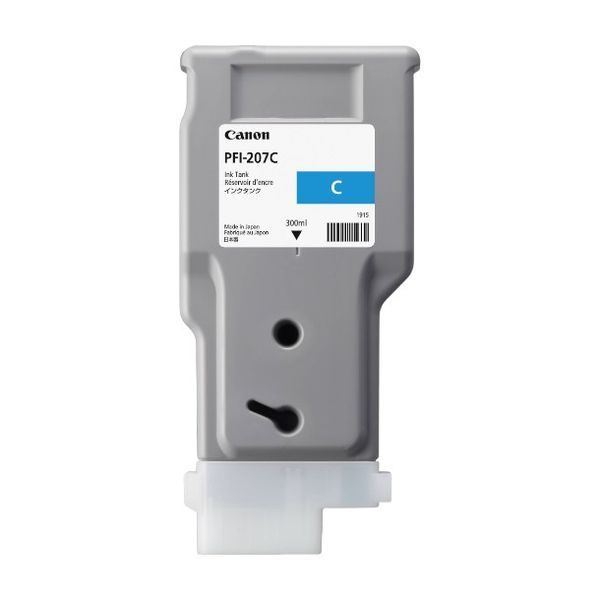 Canon PFI-207C Cyan Ink Cartridge (300mL)