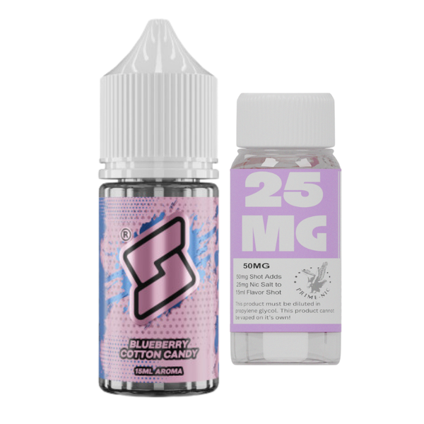 Bard x Wiener Vape Blueberry Cotton Candy 25mg 30ml Longfill Kit