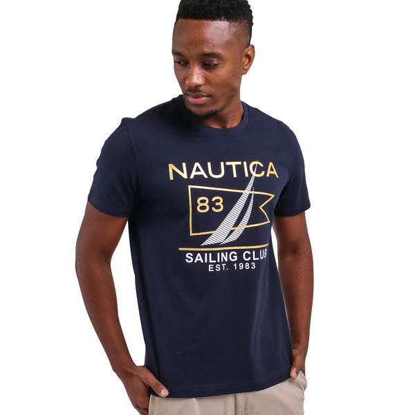 Nautica Est .1983 SS Tee Navy