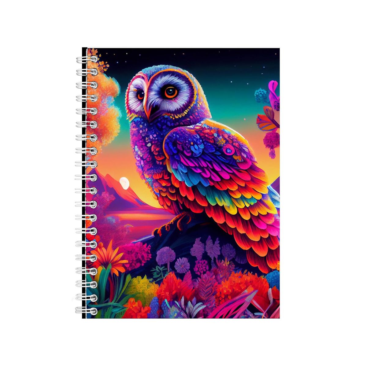 Colorful Owl Notebook Gift Idea Writing Book Notepad Pad 71 | Shop ...