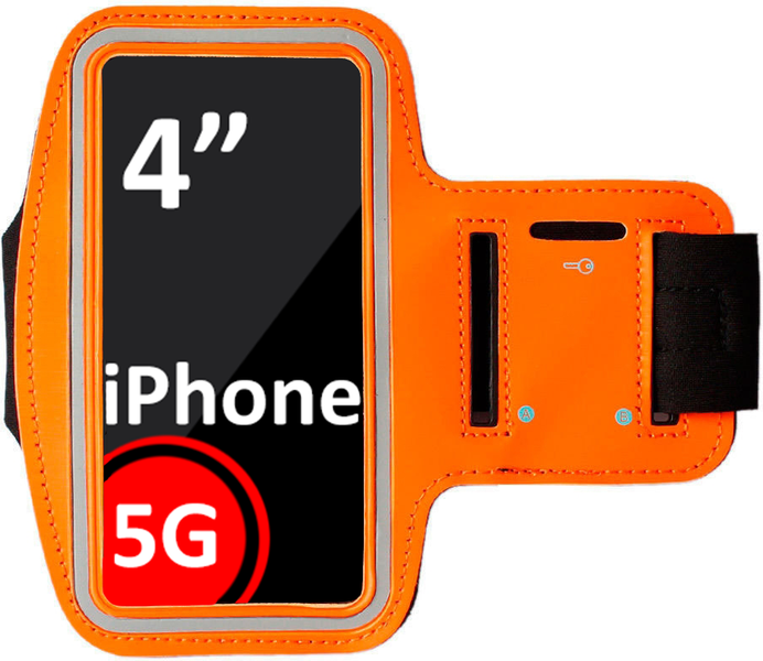 Techme 4" Iphone 5g Armband - Orange