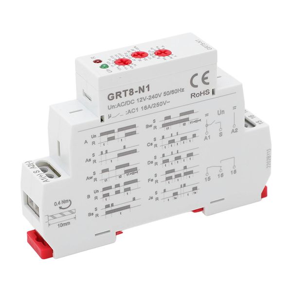 Delay Timer Switch for Industrial Use, High Accuracy 0.1s to 10 Days