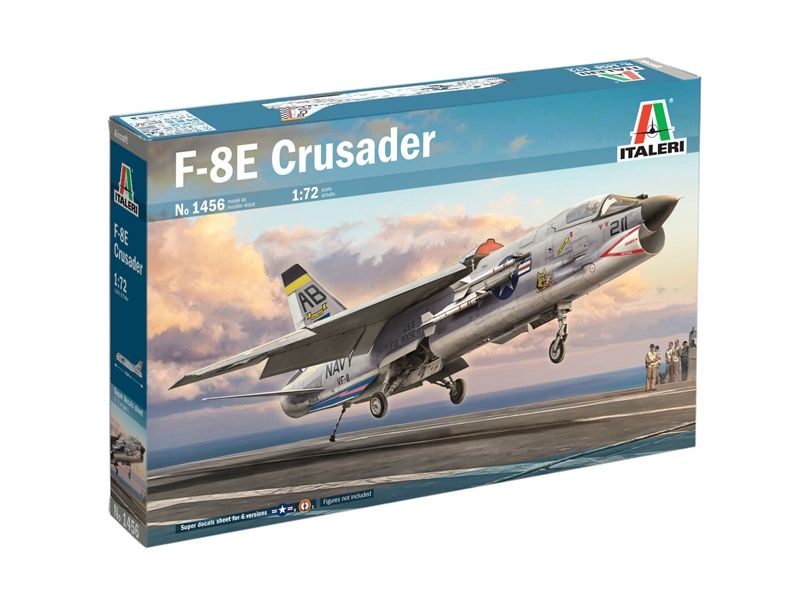 Italeri 1/72 F-8E Crusader Plane Plastic Model Kit