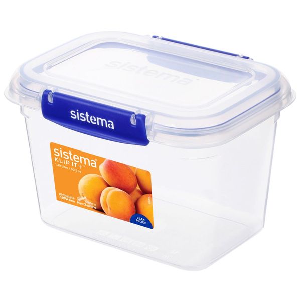Sistema 1,49 Litre Rectangle Klip It Plus