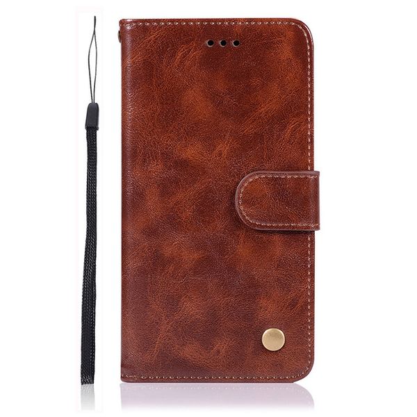 Favorable impression Vintage Leather Flip Case for Samsung A21s