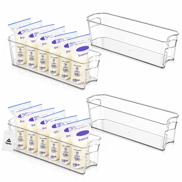 Topika Breastmilk Storage Container Fridge Freezer Organiser 4pack
