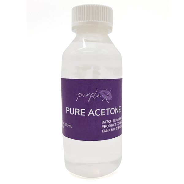 purpleX Pure Acetone - Professional Nail Polish Remover 100ml - Ace99