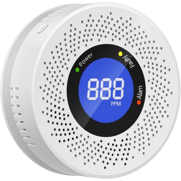 Carbon Monoxide DetectorsReplaceable Battery Operated Household CO Detector