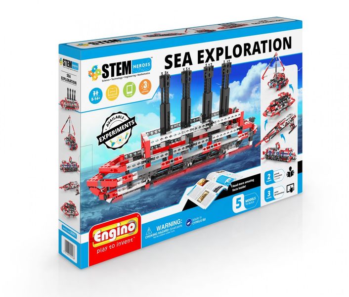 Engino STEM Heroes Sea Exploration 296 piece set