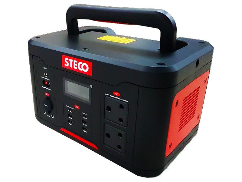 Steco - Ps-1000 Power Station 1000w Output 1050wh Storage