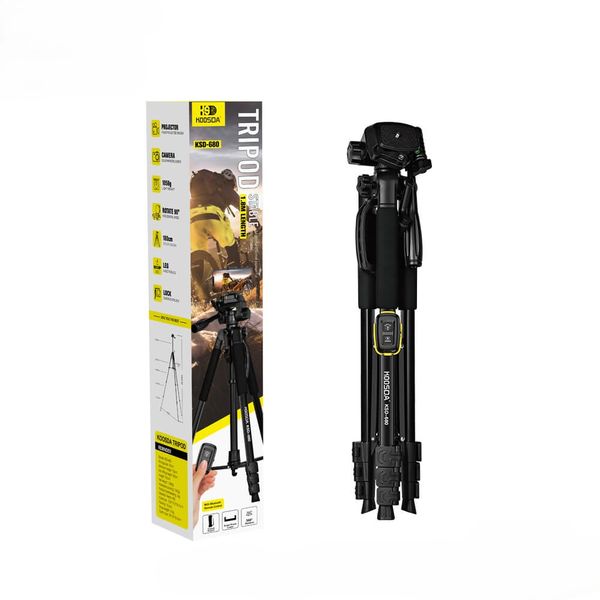 KOOSDA KSD680 Tripod Stand for Camera &amp; Phones, BT Remote, Phone holder