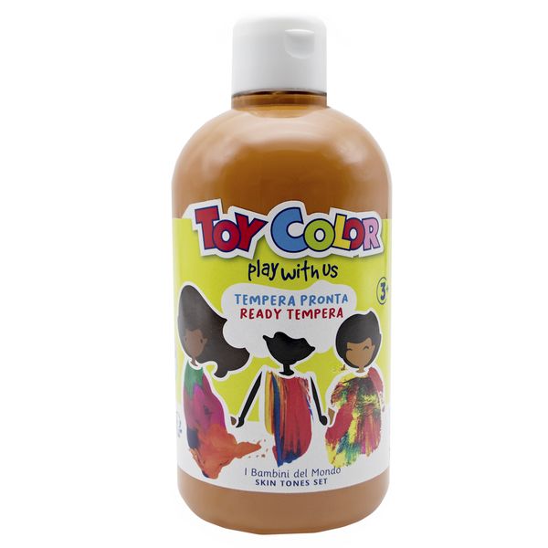 Toy Color Superwashable Ready-Mix Tempera Paint for Kids - Skin Tone 500ml