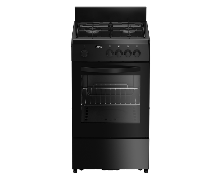 Defy 50cm Full Gas Stove - Black DGS568