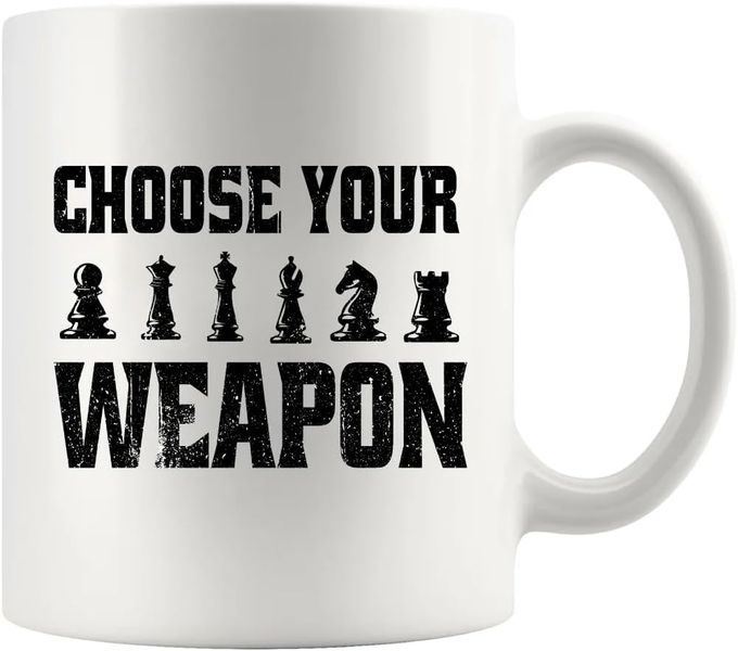 Choose your weapon-Father's day-Mother's day-Valentines-Christmas Mug
