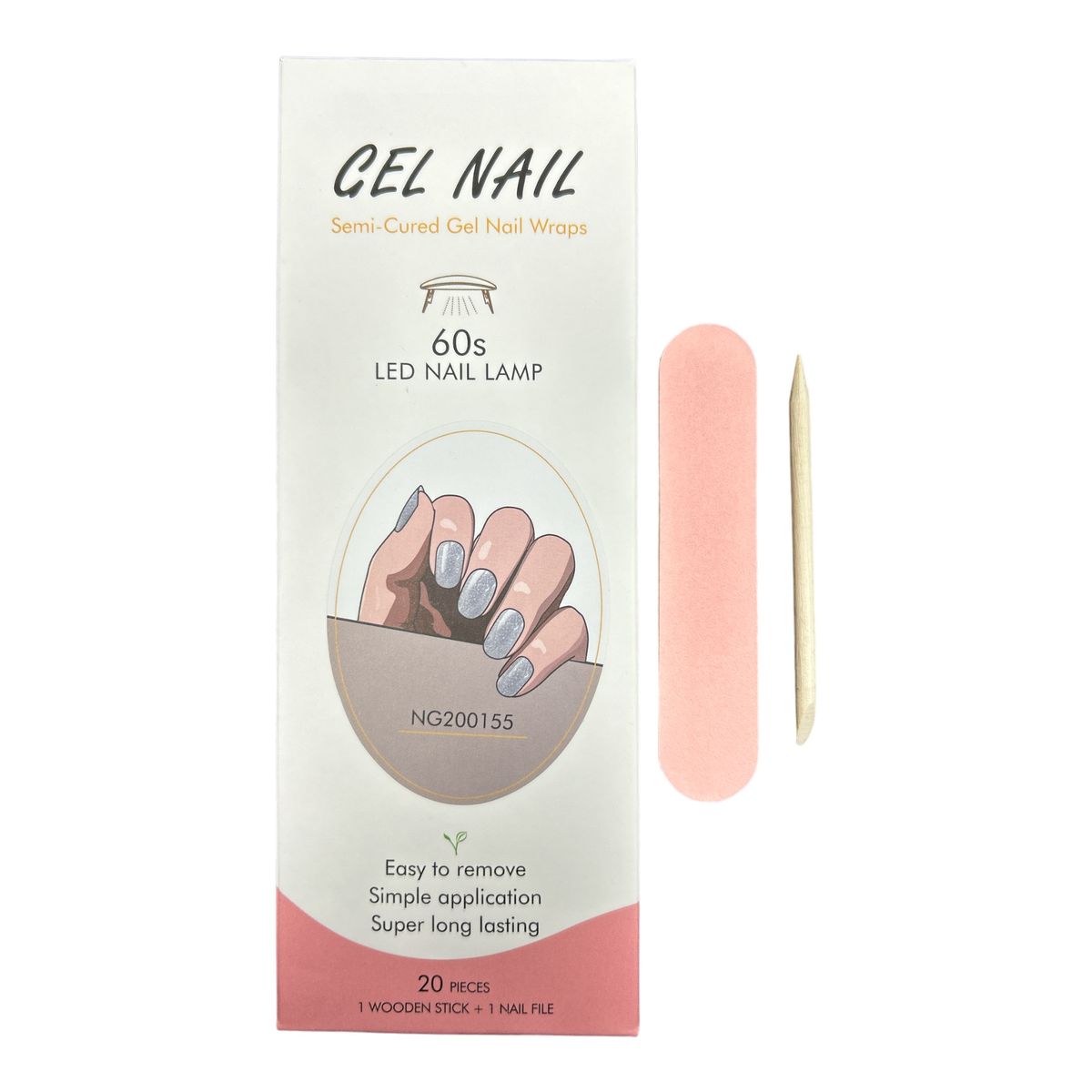Semi Cured UV LED Gel Nail Wraps | Shop Today. Get it Tomorrow ...