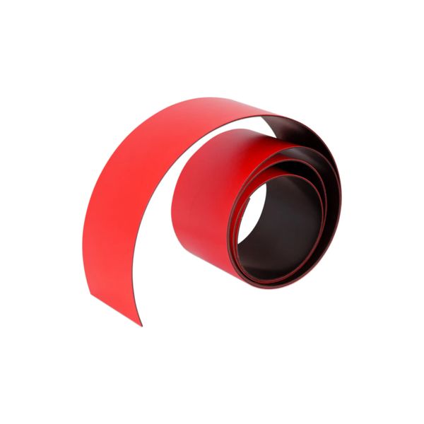 Magnetic Flexible Strip (1000x20mm - Red) Pack of 2