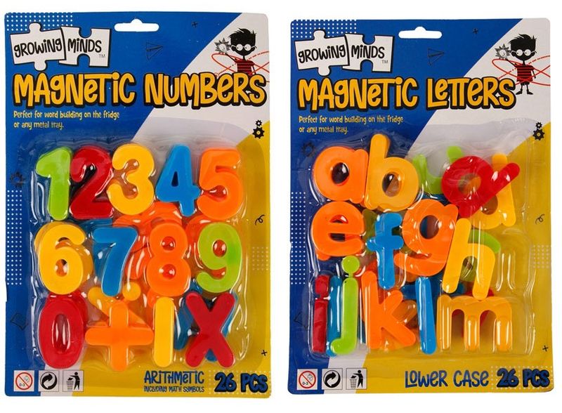 Educational Magnetic Numbers &amp; Letters 26pc Per pack