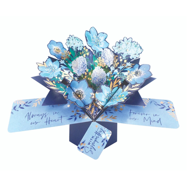 3D Pop-up Card - Sympathy - Floral
